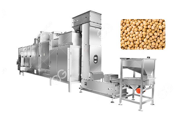 Continuous Soybean Roaster Machine Price 300KG/H