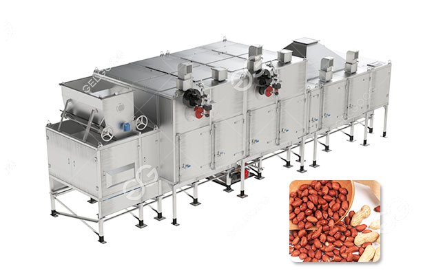 Industrial Groundnut Roasting Machine With Cooling