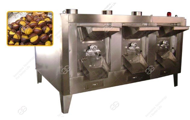 Commercial Chestnuts Roaster Machine|Drum Almond Roasting Machine