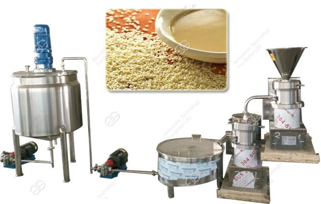 Commercial Sesame Tahini Butter Making Machine Processing Line
