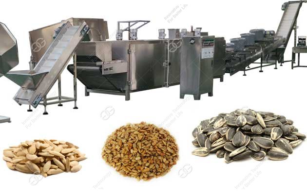 Multi-purpose Sunflower Seeds Roasting Equipment|Beans Roasting Line