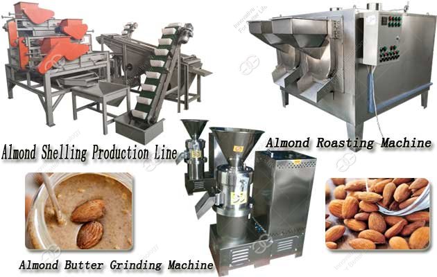 Almond Butter Grinding Production Line|Almond Processing Machine