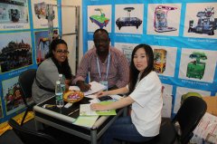 South Africa Customers and Our Sales Man in 119th Canton Fair