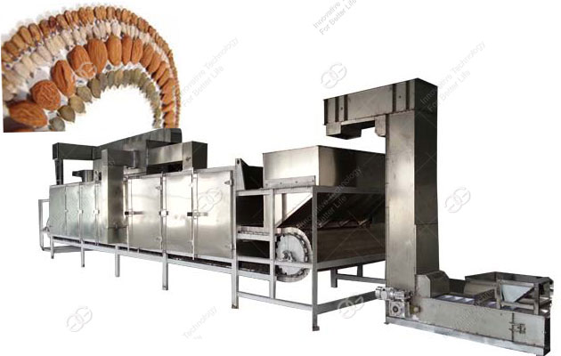 Automatic Belt Type Sesame Roaster|Cashew Nuts Roasting Machine