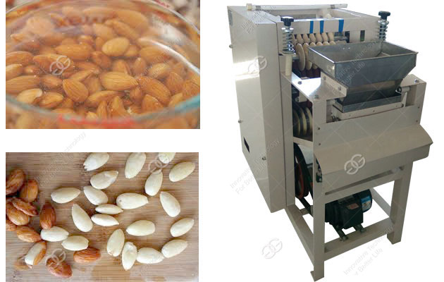 almond peeler machine