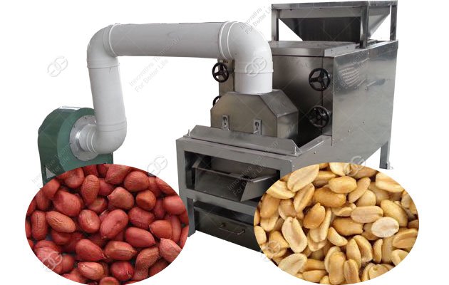 peanut peeling and half separating machine