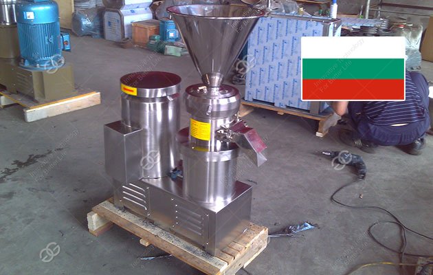 Sesame Seed Paste Grinding Machine Sold To Bulgaria