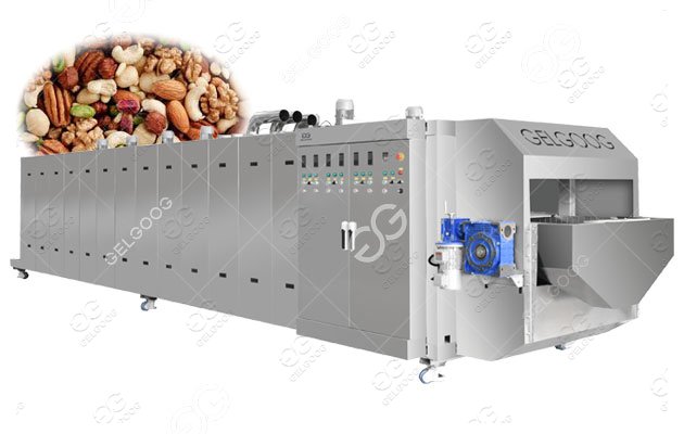Commercial Continuous Nut Roasting Machine with Factory Price